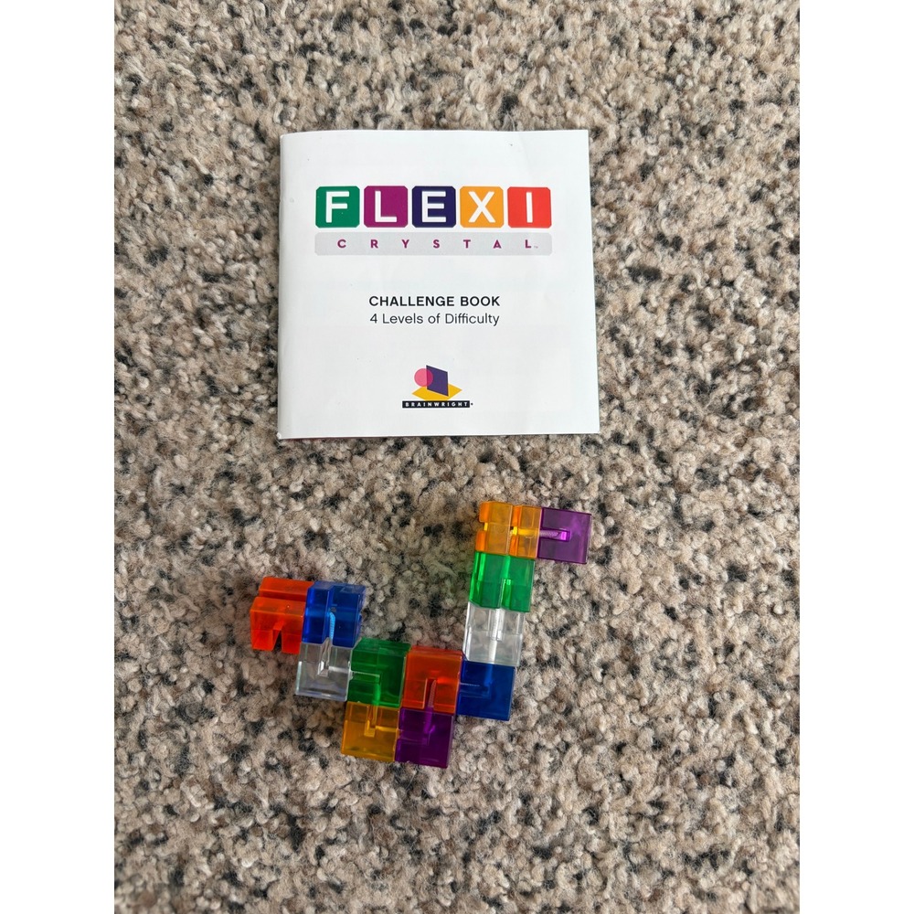 Brainwright Flexi Crystal Puzzle 80 Challenges Booklet Logic Game
